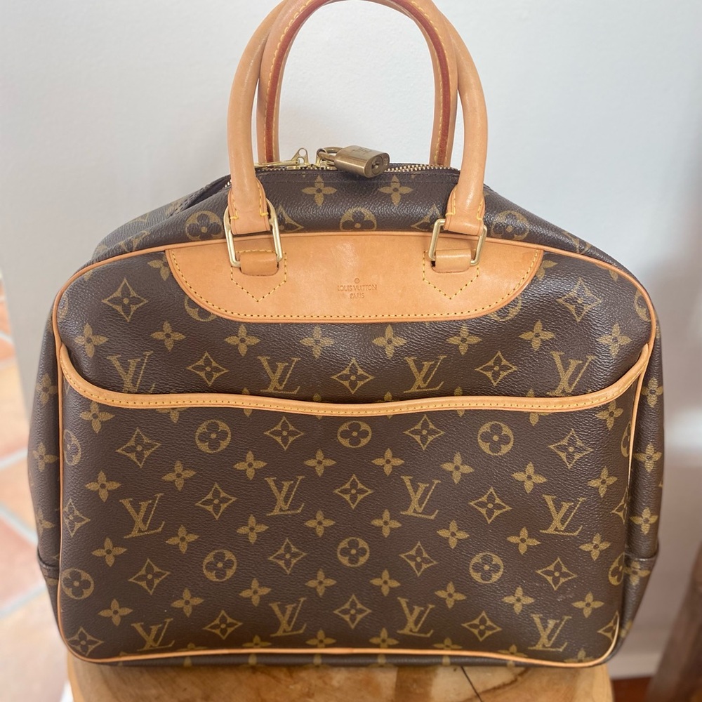 Louis Vuitton Brown Monogram Deauville  Bag